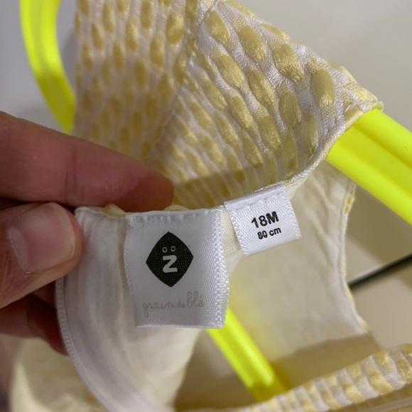 Beautiful Yellow/Gold Dress - 18 Months - Picture 3 of 3